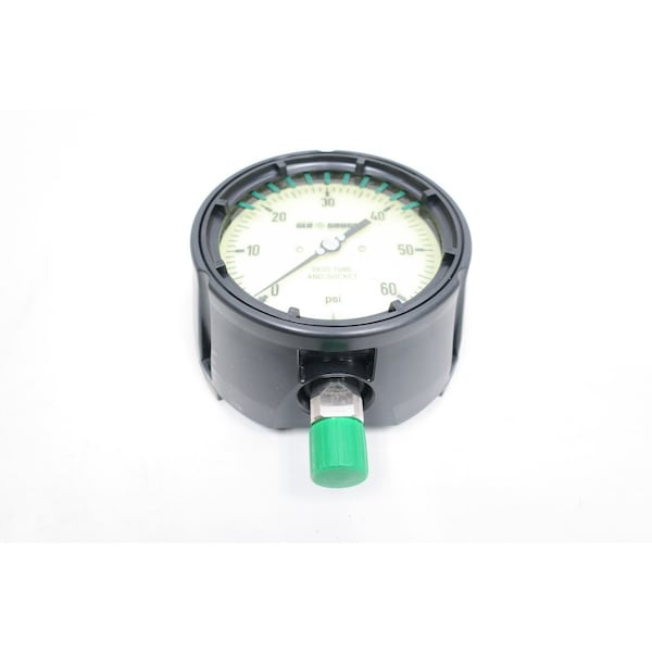 4-1/2In 1/2In 0-60Psi Npt Pressure Gauge